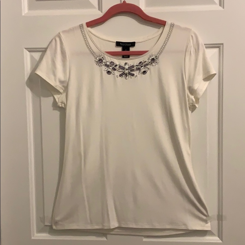 White House Black Market statement tee
